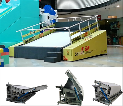 Mobile Treadmill Ski Machine